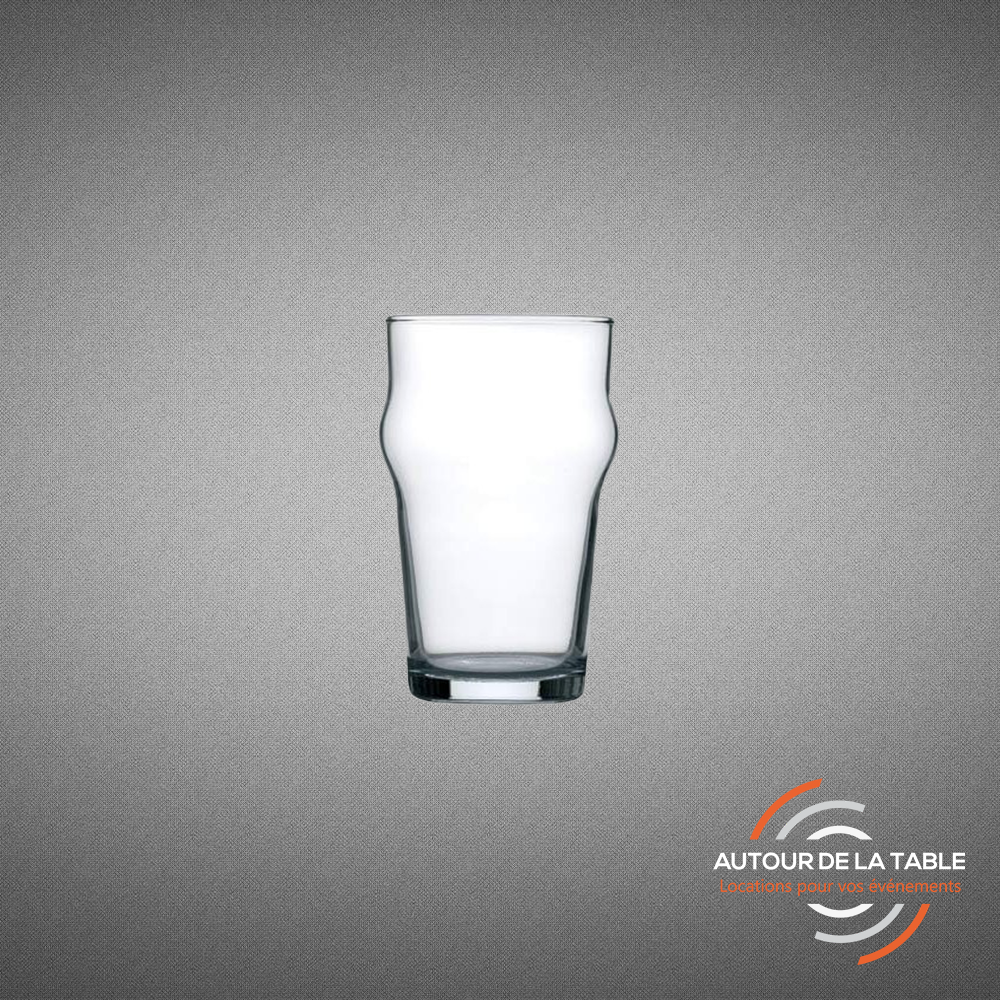 LAV Pintes Nonic à Bière 570 ML - Verres Pub Anglais Lot De 12 - Arrondi Haut