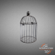 Cage à oiseaux (petit modèle - 35 cm)