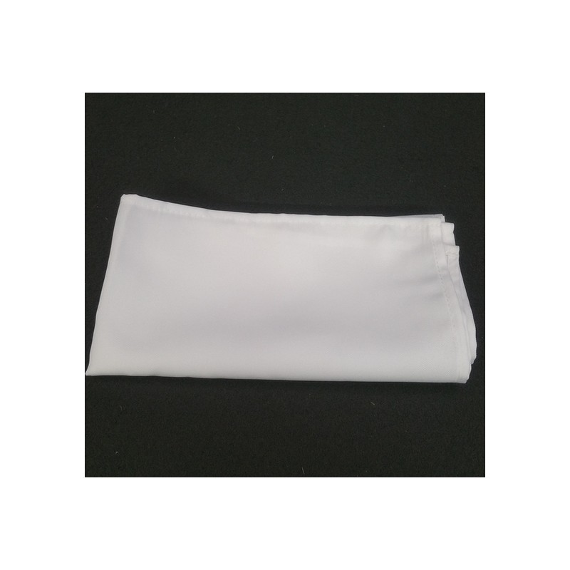 Lot De 12 Serviettes De Table En Polyester Blanc - 48x48cm - Pour Noël, Mariage, Dîner Et Fêtes - Faciles à Laver