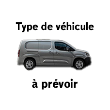 Type de véhicule à prévoir